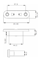 Aspoeck POSIPOINT II LED Side Marker Light | Fly Lead | 12/24V [31-7300-057]