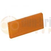 LED Autolamps 7030AE Self-adhesive Rectangle Reflector (70x30mm) SIDE/AMBER - Pack of 2