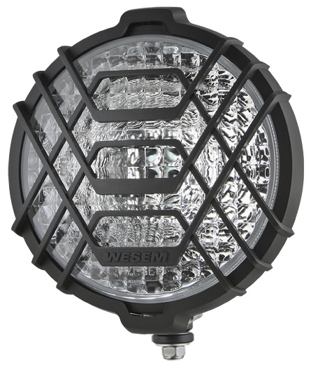 DBG 390.327 Valueline Round Work Light (FLOOD) with Switch, Handle & Grill (Cable Entry) 12/24V