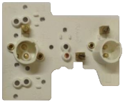 Rubbolite 3834 M80 Stop/Indicator Double Pole Bulb Holder