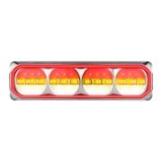 LED Autolamps 385 Series 12/24V LED Rear Combination Light (Dyn. Indicator) | 387mm - [385FWARM]
