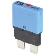 Durite 0-380-15 Blade Fuse Type Manual Reset Circuit Breaker - 15A, 12/24V Blue