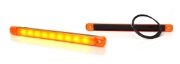 WAS W97.4 9-LED Side (Amber) Marker Light | Fly Lead + Superseal - [717SS]