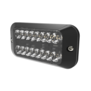 ECCO ED3700 Series Amber/White 12 LED Strobe Light | R65 (Class II) | IP67 - [ED3755AC]