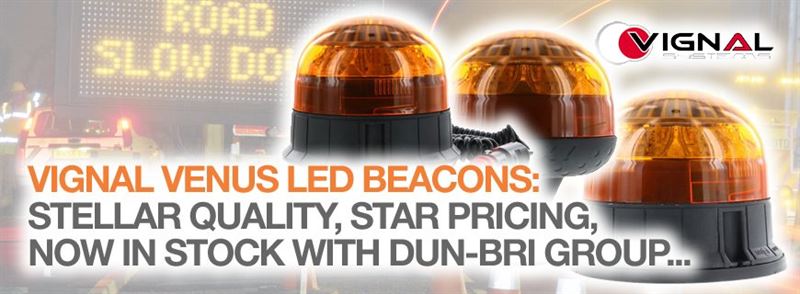 Vignal Venus LED beacons – stellar quality, star pricing…
