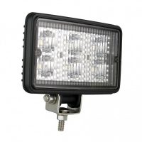 LED Autolamps 7451 Rectangular 6-LED 540lm Work Flood Light 12/24V - 7451BM