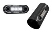 DBG 4-LED Marker Light | Front (White) | 84mm | Fly Lead | 12/24V - [386.073B]