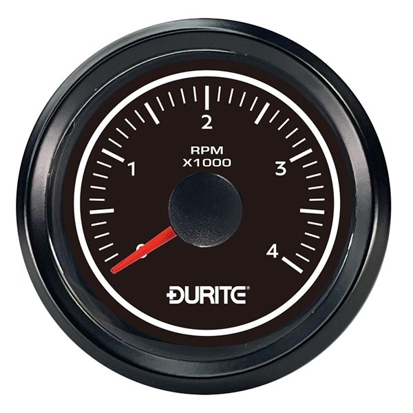 Durite  0-525-30 0-4000 rpm Tachometer Gauge (270° Sweep Dial)