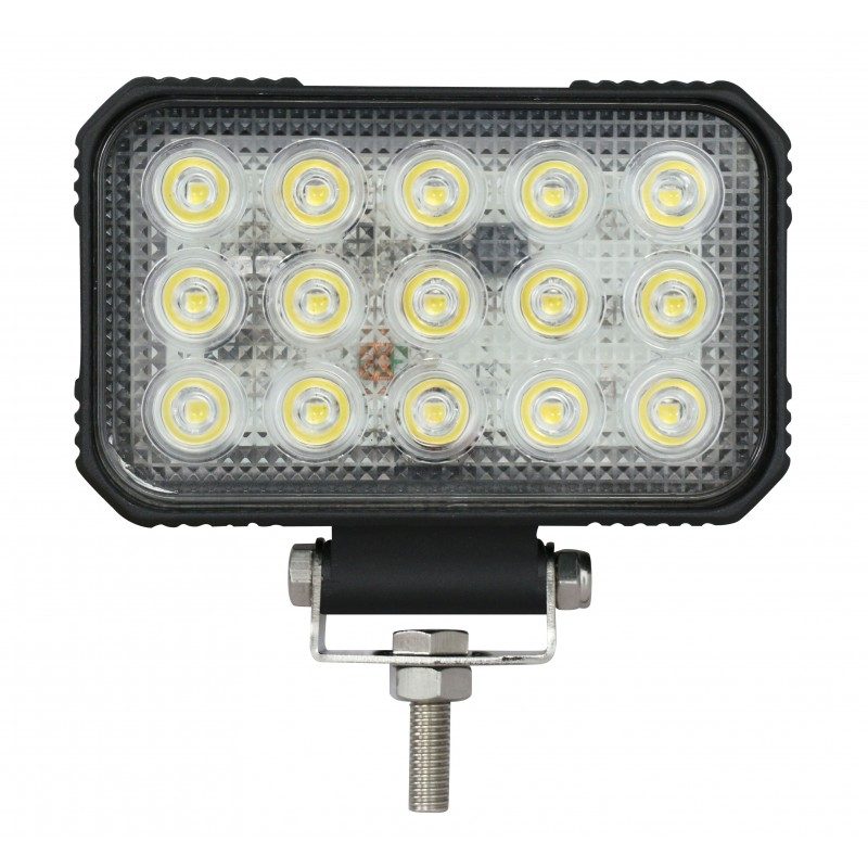 LED Autolamps 15045 Rectangular 15-LED 1978lm Work Flood Light 12/24V - 15045BM