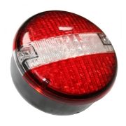DBG LED 140mm Round Stop/Tail/Reverse Lamp | Cable Entry | 24V [385.1200002]