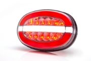 WAS W214 LED Rear Combination Light | 136mm | Fly Lead | Left/Right | Tail/Reverse/Fog - [1461]