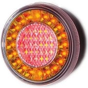 LAP Electrical 2600 Series LED L/R 122mm Round S/T/I Lamp | Fly Lead - [26004N-1]