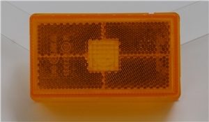 Rubbolite 6991A AMBER Replacement Lens for M335, M333 & M332 SIDE Marker Lights