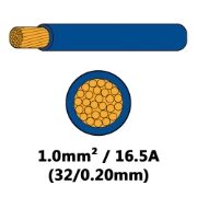 DBG 16.5A (1mm²) BLUE Single Core Thin Wall Automotive Cable | 100m - [540.4102HT/100U]