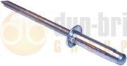 POP® BULBEX® 4.8 x 25.0mm Standard Flange Rivet - Aluminium - Pack of 100 - 1028.5350/100