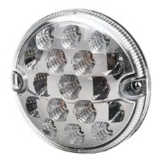 DBG Valueline 95 Round LED Signal Light | 95mm | Fly Lead | S/T/I | Clear - [386.002]