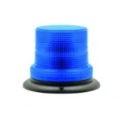 LED Autolamps 128 Series LED R10 Blue Three Bolt Beacon 12-48V [128BMF]