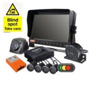 Durite Direct Vision Standard (DVS) Safe System Complete Kit (Phase 1) | 7" Monitor | Low Speed Trigger (CANBUS) - [4-776-66]