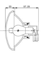 LITE-wire/Perei 95 Series 95mm Round Stop/Tail Lamp | 90° Econoseal | 24V - [SL9RA/24V]