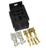 DBG 255.131 Bulkhead Socket Heavy Duty Relay/Flasher Holder with Terminals