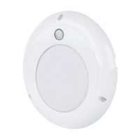 LED Autolamps 13118WM-SW (130mm) WHITE 87-LED ROUND Interior Light with Switch 750lm 12/24V