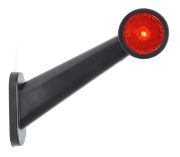 WAS W21.3RR Series LED RIGHT End-Outline Marker Light w/ Reflex - 60° Stalk | Fly Lead [633P]