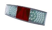 Rubbolite M756 Series 24V Trailer LED Rear Combination Lights w/ Triangle Reflex | 445mm