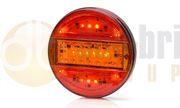 WAS W95 Series (140mm) LED REAR COMBINATION Lights (Fly Lead) 12/24V - 744