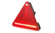 WAS W68P Series LED RIGHT Rear Combination Lamp w/ Triangle Reflex | S/T/I/F | Fly Lead [328]