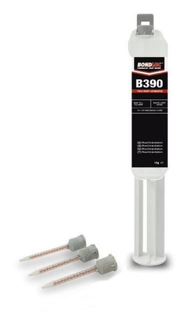 Bondloc B390 Instant Adhesive with Nozzles - 10g Syringe