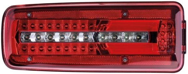 Hella 2VD 012 381-031 LED LH Rear Combination Light with NPL (500mm Cable with DIN Connector) 24V // MAN