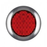 LED Autolamps 145 Series 12/24V Round LED Stop/Tail Light | 145mm | Fly Lead - [145RME]