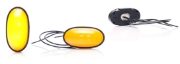 WAS W255 LED Side (Amber) Marker Light | 75mm | Fly Lead + Superseal - [2039/I/SS]