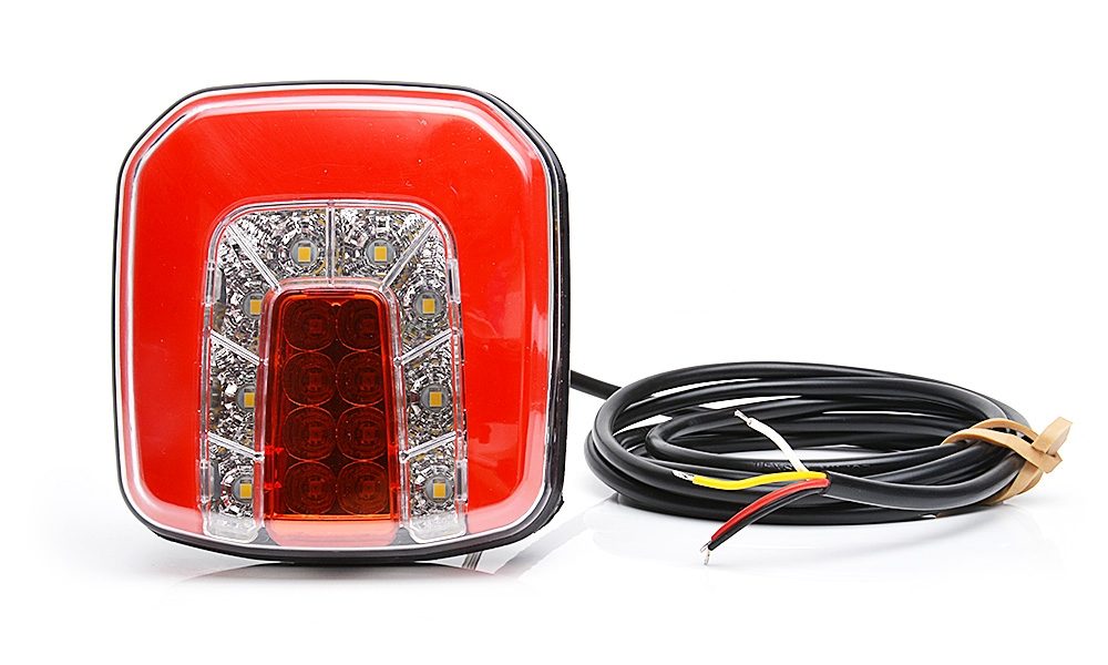 WAS 1090 W146 LH/RH LED TAIL/FOG/REVERSE Light with NPL (Fly Lead) 12/24V