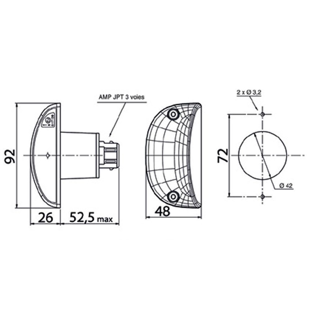 Vignal ICDL94 Series Indicator Lamp | JPT Connector - [119450] // RENAULT