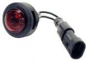 Rubbolite M857 LED Rear (Red) Marker Light | 36mm | Fly Lead + Superseal (1.0m) - [857/02/11]