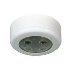 Durite 0-668-03 77mm Round 4-LED Interior Light with SWITCH 12/24V