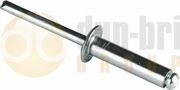 POP® 6.4 x 16mm Standard Flange Open End Rivet - Aluminium - Pack of 250 - 1028.5420/250