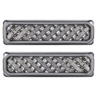 LED Autolamps 3856 12/24V LED Rear Combination Light | 387mm | Pack of 2 - [3856ARWM-2]