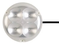 Rubbolite M708 Series LED Interior Light | 147mm Round | 300lm | Fly Lead - [708/03/35]
